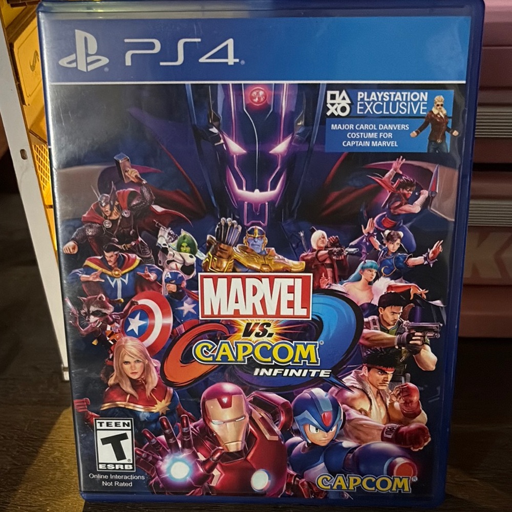 Sony PS4 Marvel vs. Capcom: Infinite - Blue Case